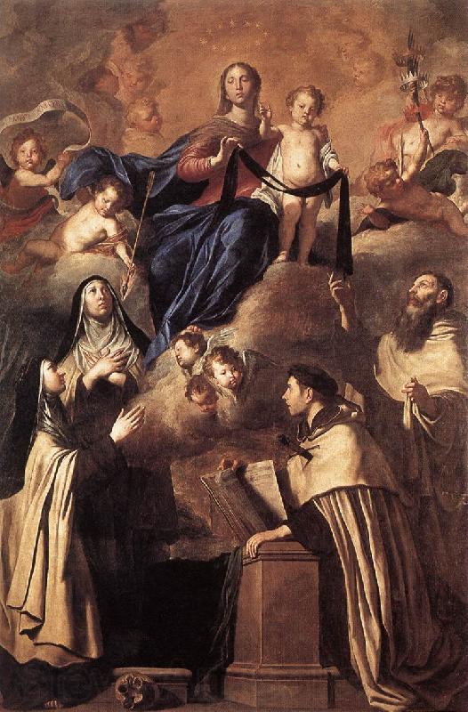 NOVELLI, Pietro Our Lady of Mount Carmel af Spain oil painting art